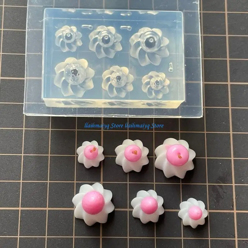 573B Cream Strawberry Silicone Mold Cake Fondant Molds Pastries Baking Tool Resin