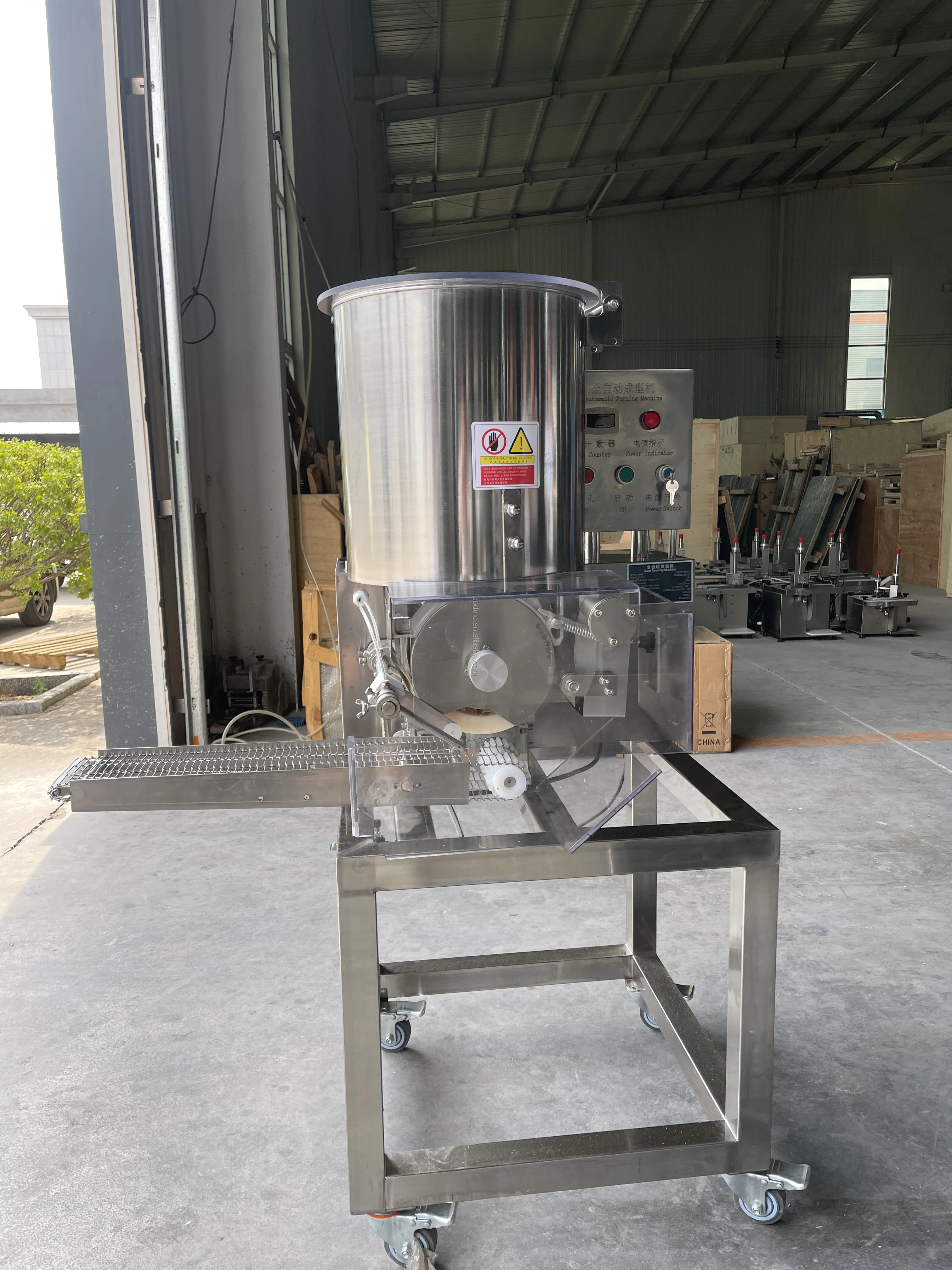 Automatic Hamburger and Chicken Patty Making Machine for Meat Pie and Potato Cake Formation