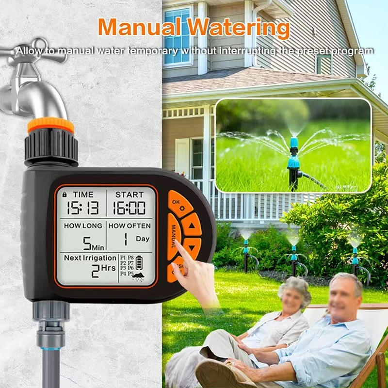 Smart Garden Tools - Intelligente irrigatietimer Automatisch bewateringsapparaat Tuin Balkon