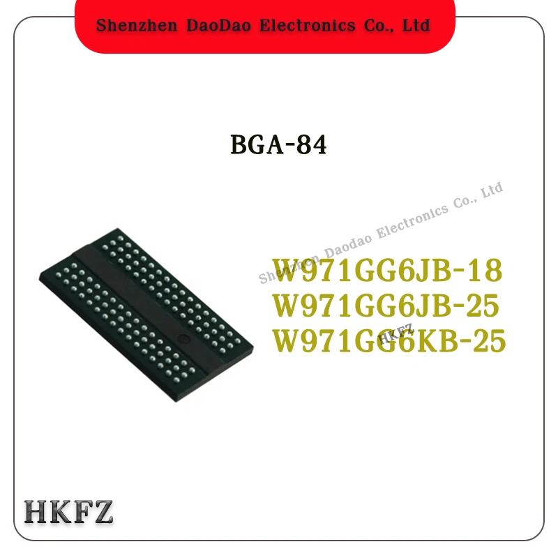 5Pcs W971GG6JB-18 W971GG6KB-25 W971GG6JB-25 W971GG6JB W971GG6KB ic chip BGA-84