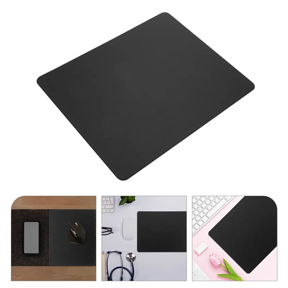 

Double Side Aluminum Alloy Mouse Pad Ultra Thin Nonslip for Gaming Office Desk Hard Metal Mouse Mat Comfortable Smooth Surface