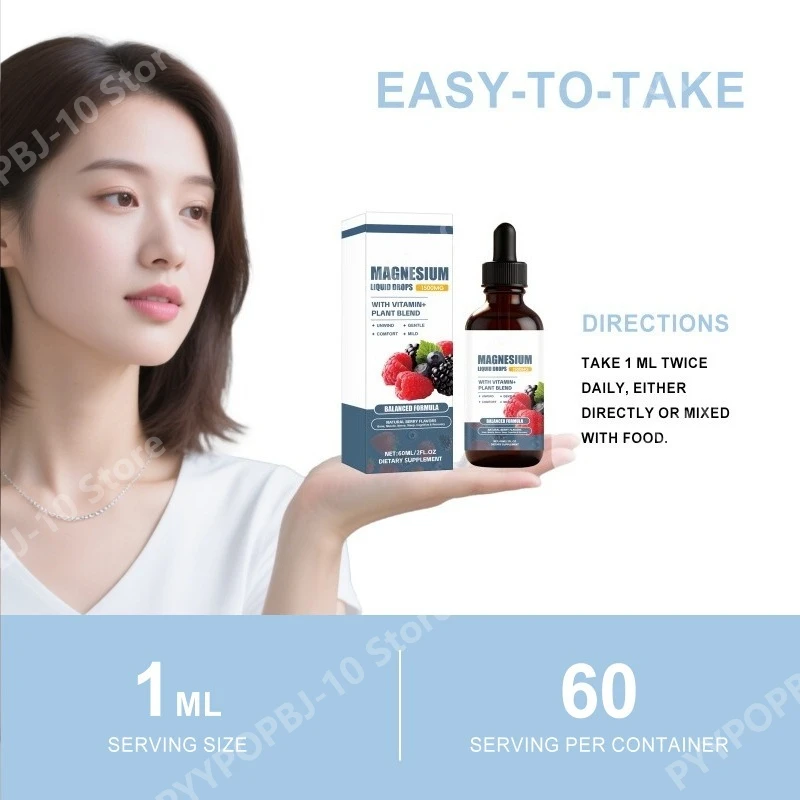 

Жидкие капли магния с витаминами B6, D3, K2 и электролитами для ежедневной поддержки здоровья