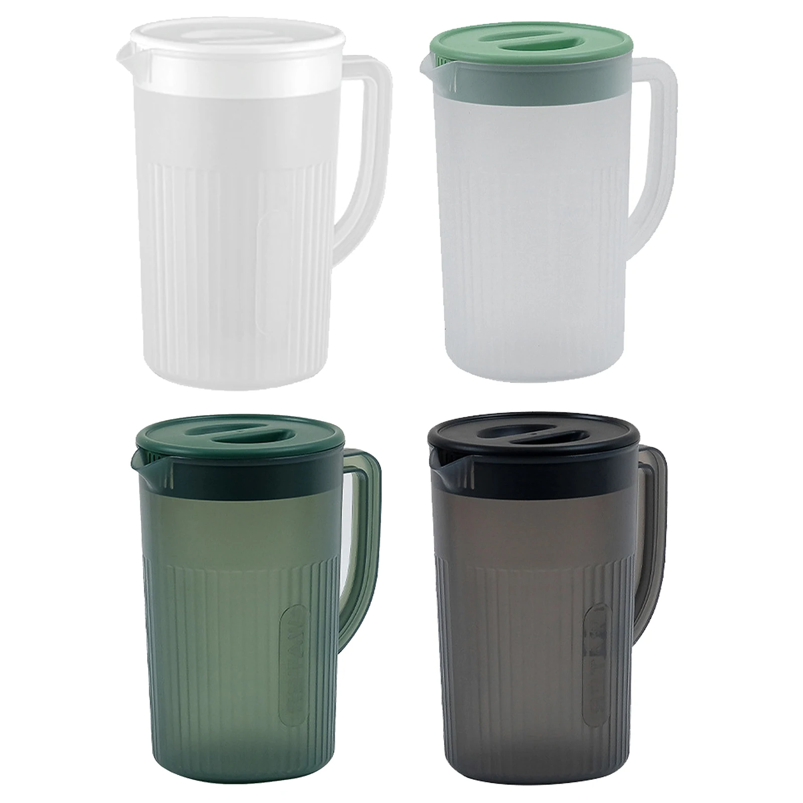 

Household Kitchen Simple Cold Kettle Food Grade Plastic Large Capacity Heat Resistance Cold Water Pitcher Jug with Lid Tea Pots