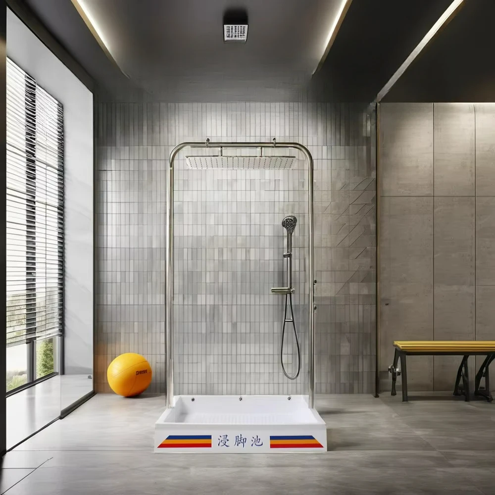 

Best-selling Automatic Sensor Stainless Steel Shower and Foot-Soaking Pool Accessory for Swimming Pools