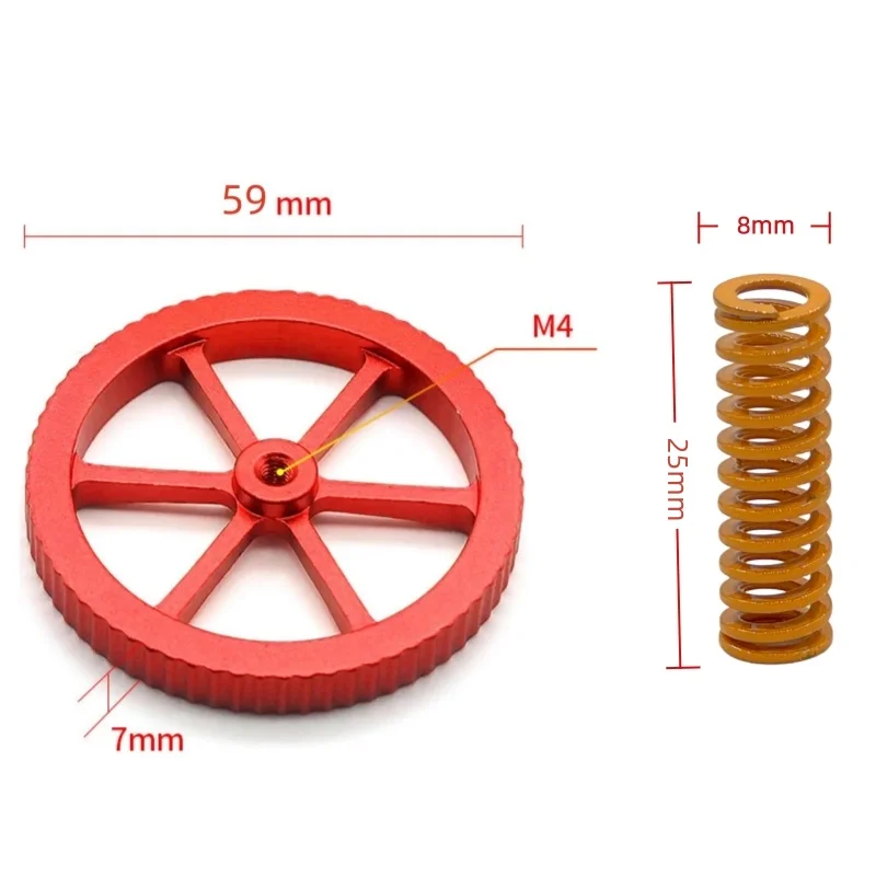 Creality Ender 3 Springs Upgrade Kit,Hot Bed Leveling Kit for Ender 3/V2/Pro/Ender 3 S1/Pro/Plus/Ender 3 Neo/Max Neo 3D Printer.