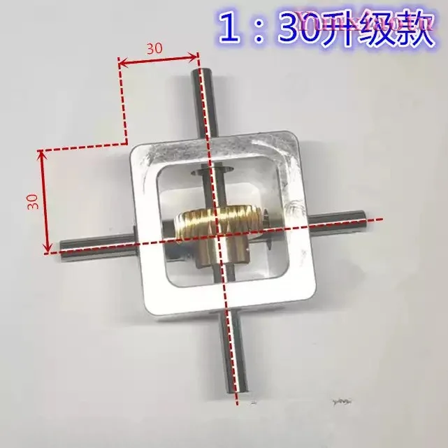 Right Angle Gearbox 1 to 30 Worm Gear Reducer Compact High Torque Durable Efficient for Industrial Transmission