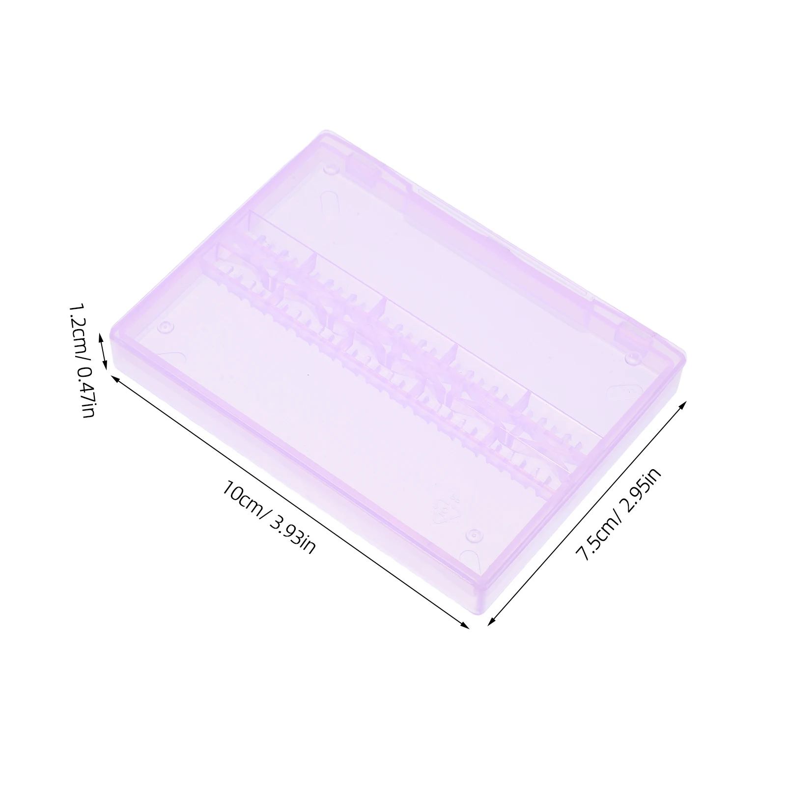 4개입 그라인딩 헤드 보관함 고성능 매니큐어 도구 홀더 네일 살롱 정리 케이스 그라인딩 헤드 박스