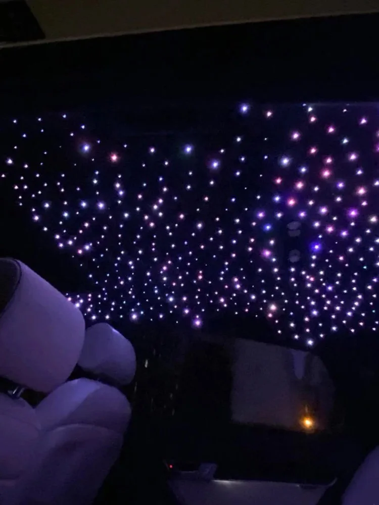 16 W Twinkle Sterrenhemel Auto Ster Licht Autodak Glasvezel Licht Plafondlamp Auto Home Decor 600 Ster Kit - afbeelding 2