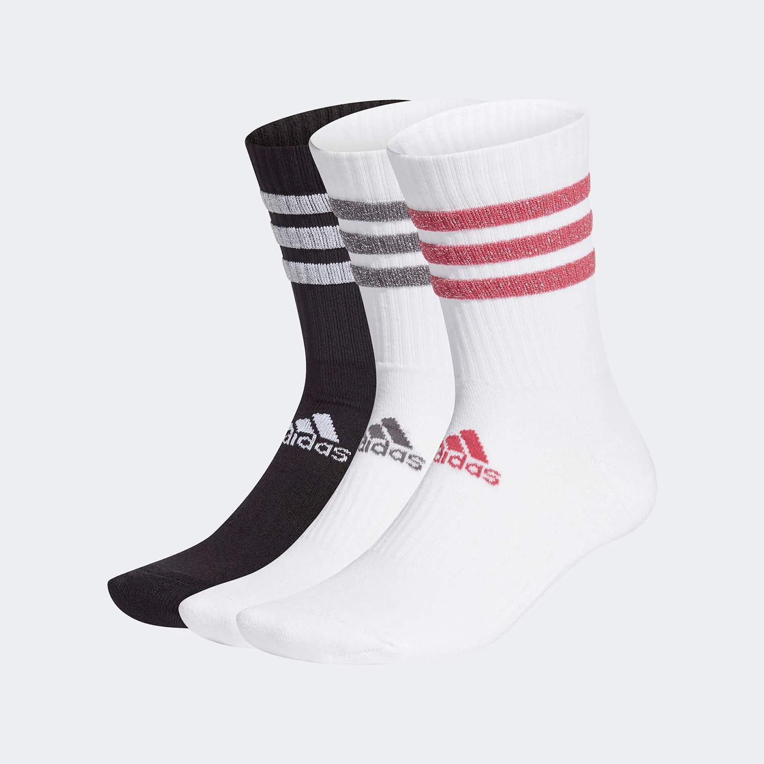 

Оригинальные новые модные полосатые длинные носки Adidas для мужчин и женщин - набор из 3 штук GH7542