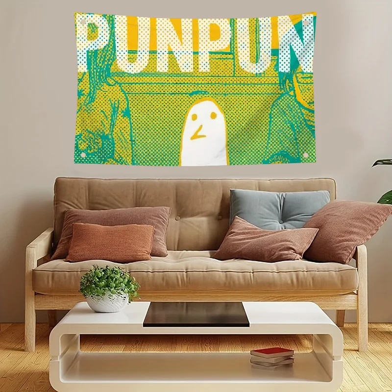 1pc Anime Game Goodnight Punpun Inio Asano Flag Flags And Banners Four Hole Flag Polyester Outdoor Decor Room Aesthetic