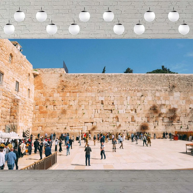 

Фон для фотосъемки Западная стена Древний Иерусалим для свадьбы, выпускного для украшения спальни фон баннер плакат