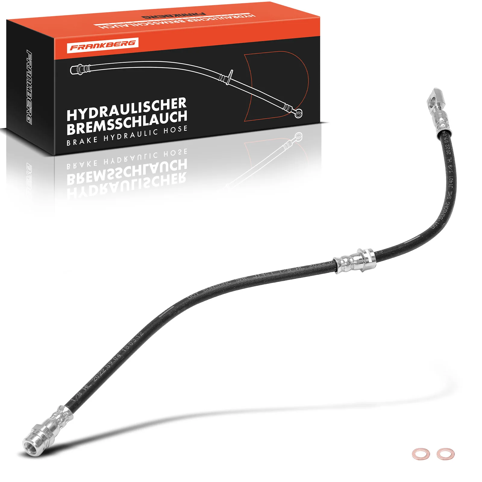 Frankberg 1x Remslang Remslang Vooras Links of Rechts voor VW Tiguan 5N Audi Q3 8UB 8UG 1.4L T85136 512760