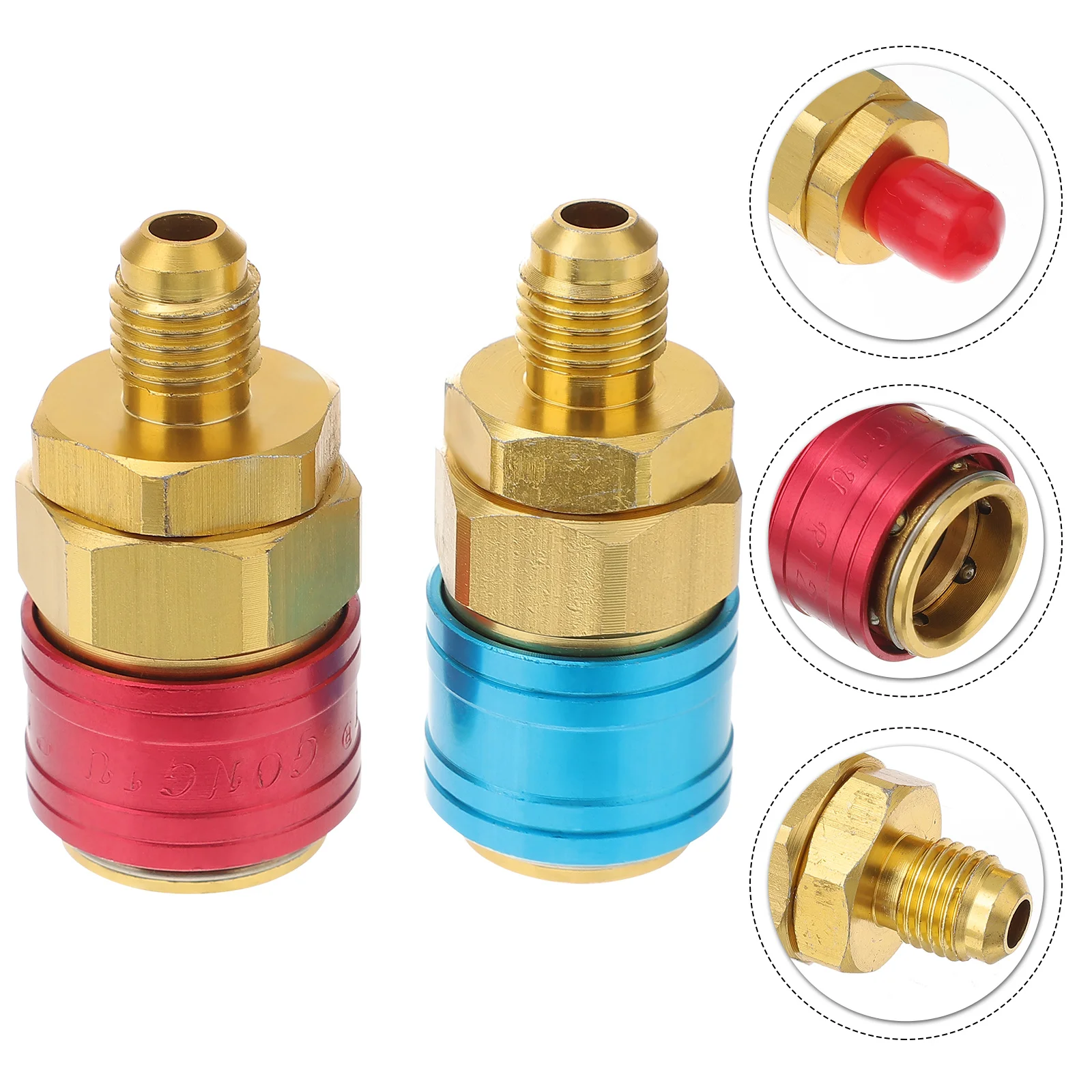 

2 PCS R134a Quick Connectors Auto Car Air Conditioning Quick Coupler Adapter air condition connector air conditioning connector