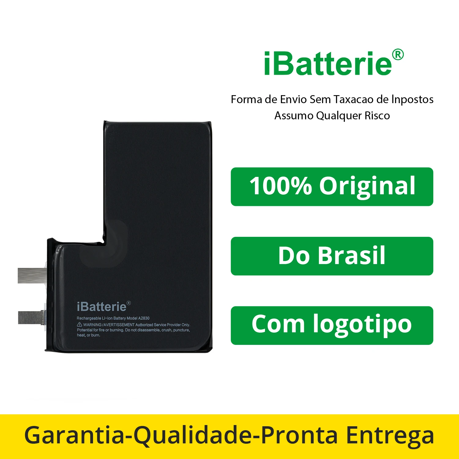 Imagem -03 - Bateria Recarregável sem Flex para Apple Iphone xr x xs 11 12 13 14 15 Pro Max Mini Se2023 Não 50 Pcs Lot