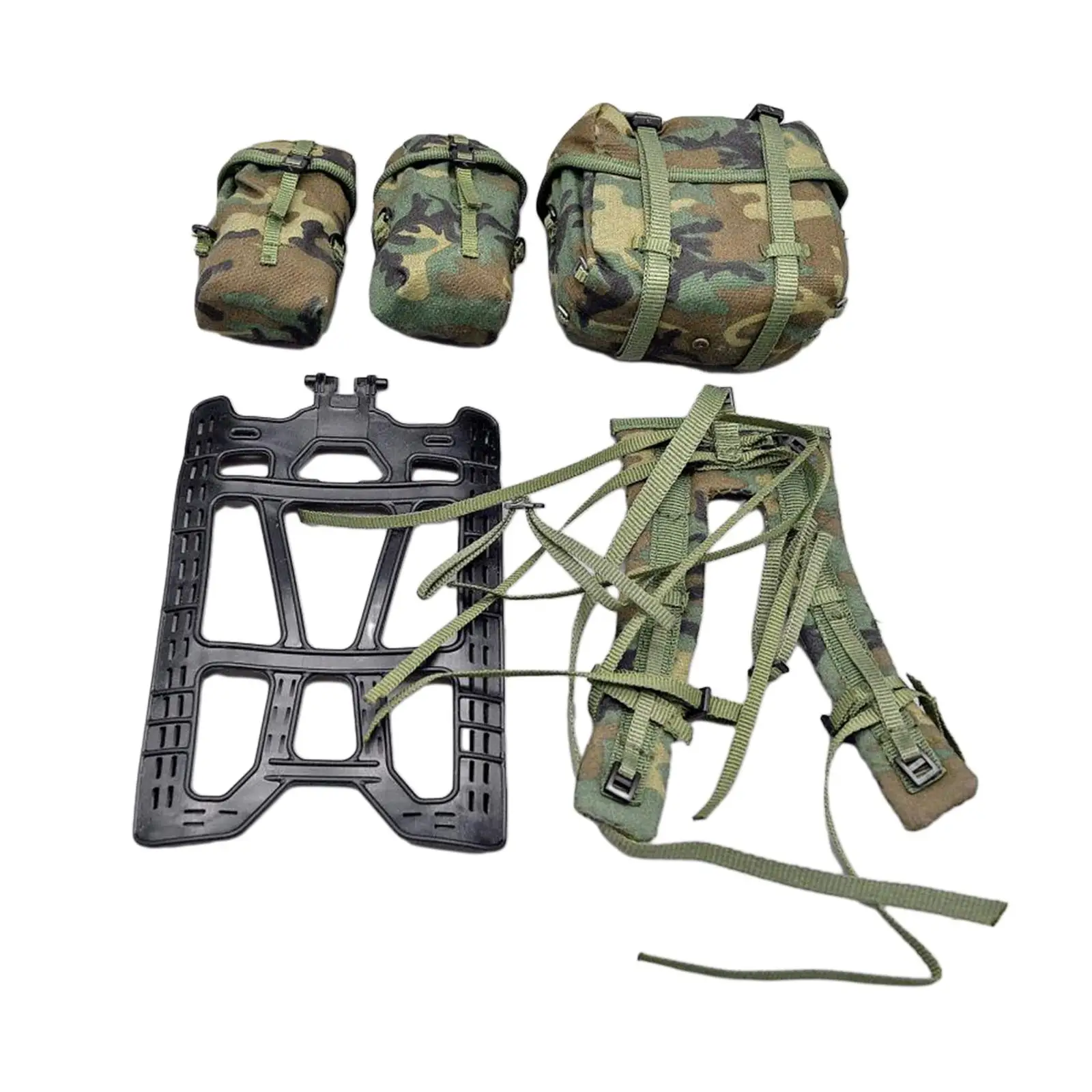 1/6 Soldier Soldier Jungle Harness Carrying Bag Classic Cloth Mini Small Bag for 12inch Male Action Figures Body Accessories