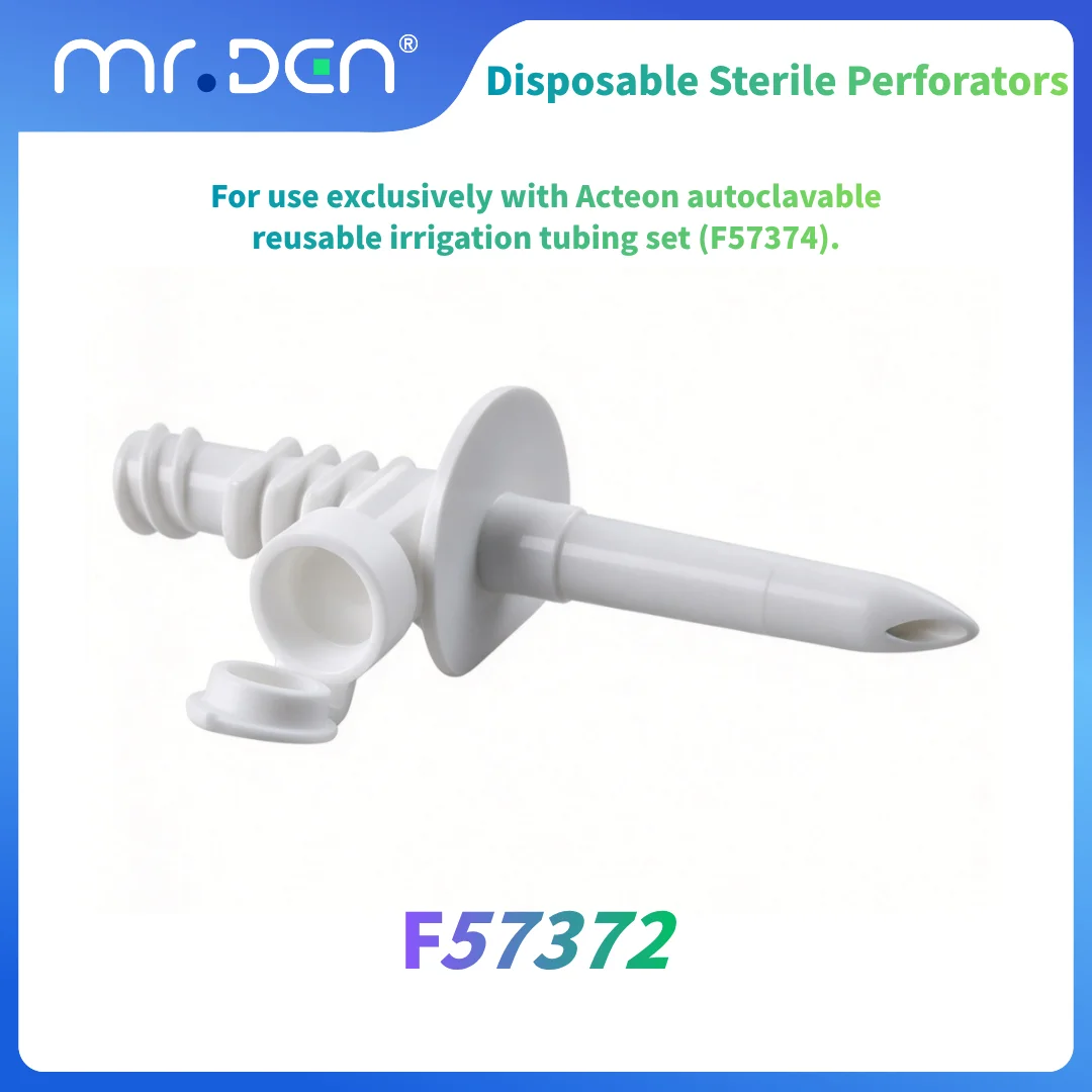 Dental Disposable Sterile Perforators F57372 for Autoclavable Irrigation Tubing Set F57374 Piezotome Accessories