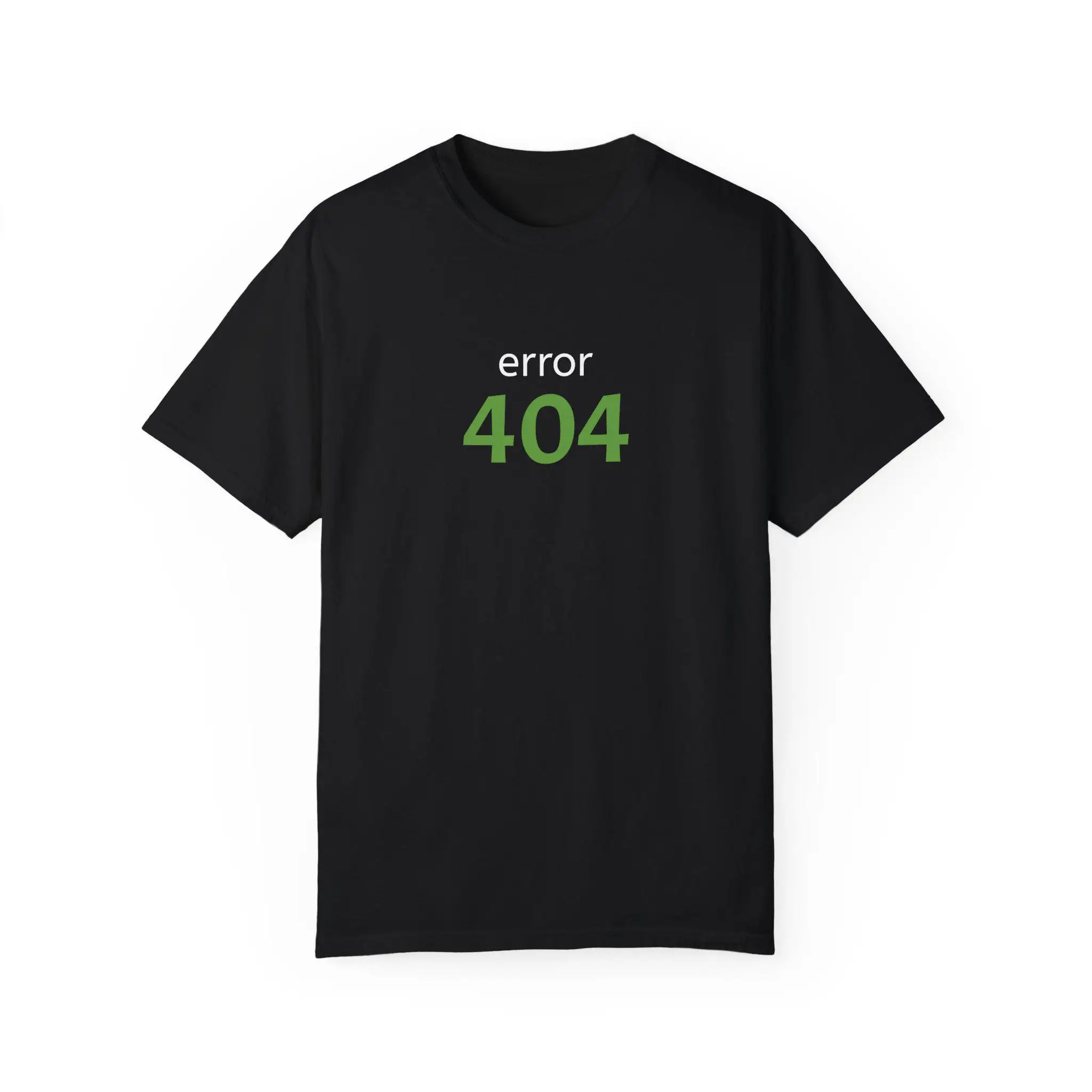 2026 Summer Men's and Women's Luxurious Printed Pattern Comfortable T-Shirts 404 Error Graphic T-Shirt, Funny IT Geek Clothing