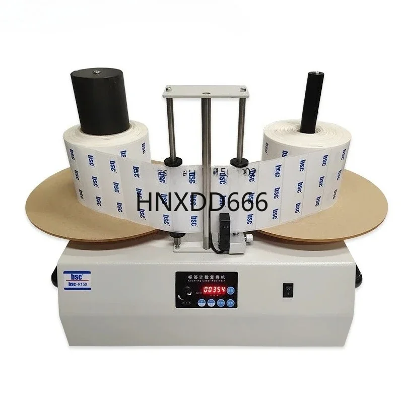 Roll to Roll Label Rewinds BSC-R150 Automatic Label Rewinder Machine with Counter Label Rewinding Counting Machine