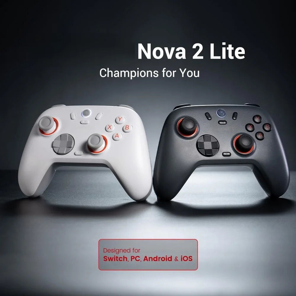 Nova Controller Switch Wireless Bluetooth Gamepad Joystick effetto Hall per Nintendo Switch iPhone Android Phone PC