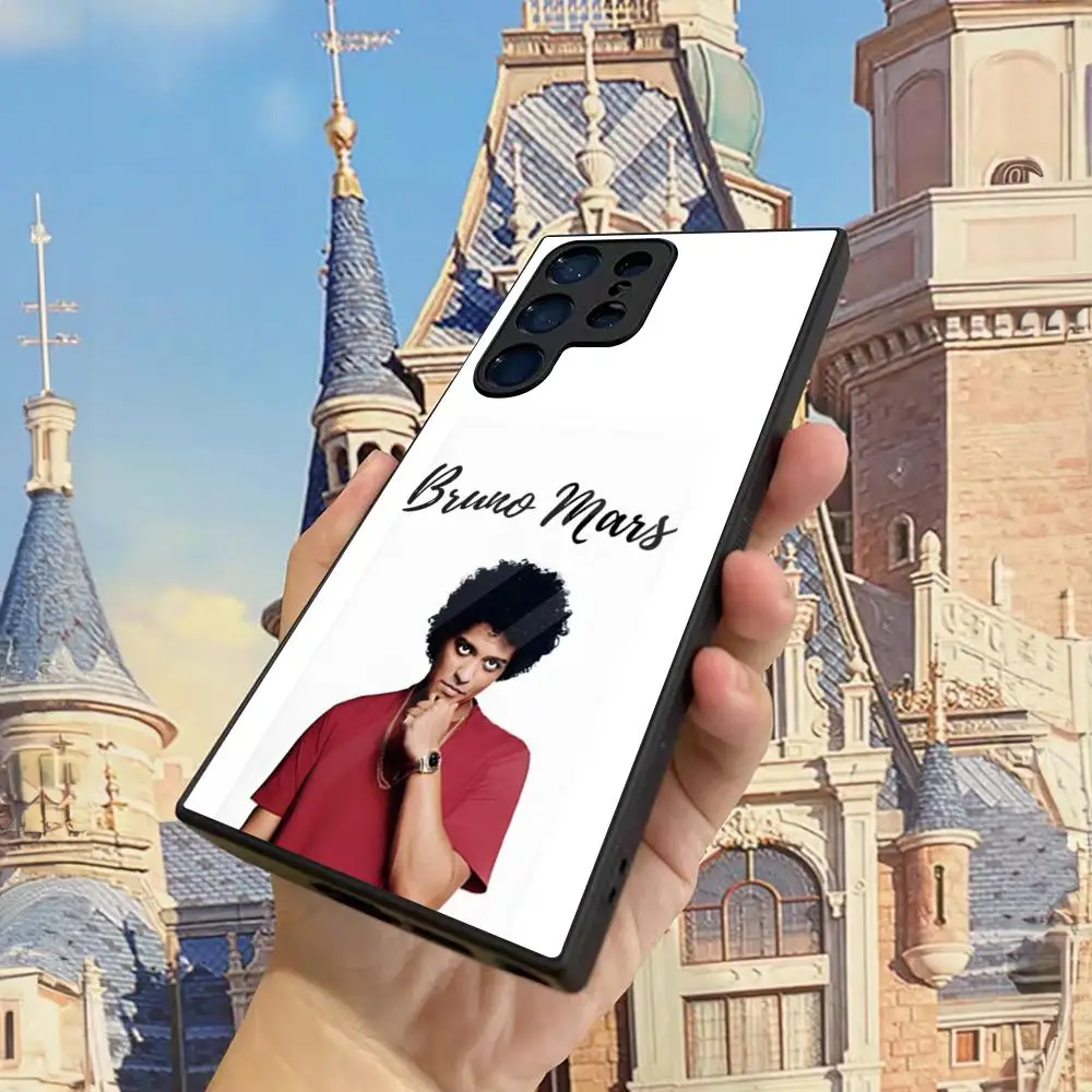 Bruno Mars Phone Case for Samsung Galaxy S26 S25 Edge S24 S23 A16 S22 S21 S20 Ultra Plus Fe Glass Cover