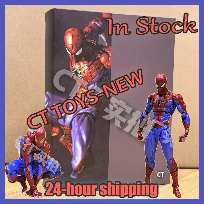 Authentic Ct Toys Spider-Man 2.0 – Amazing Yamaguchi Spider-Man & Agent Venom Mafex Action Figure – Customizable Gift Toy