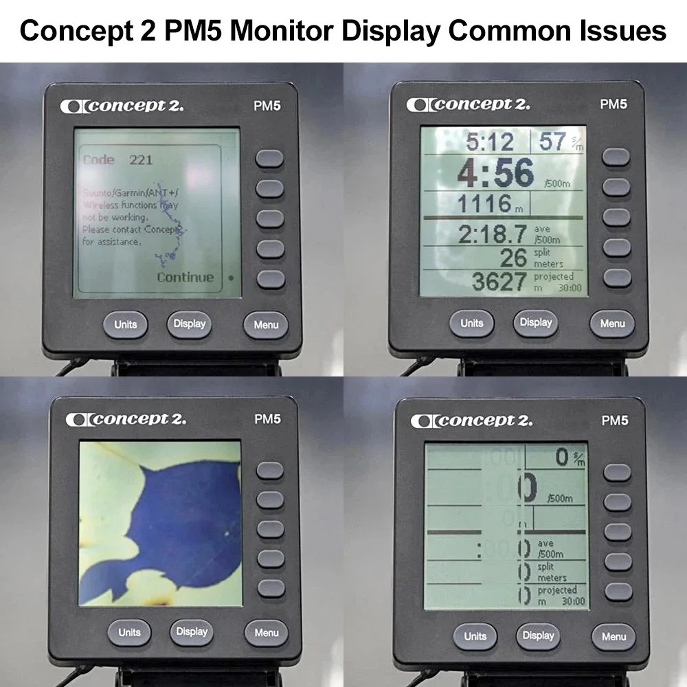 LCD Display LBL-VLGS7241 for Concept 2 Rower PM5 Performance Monitor