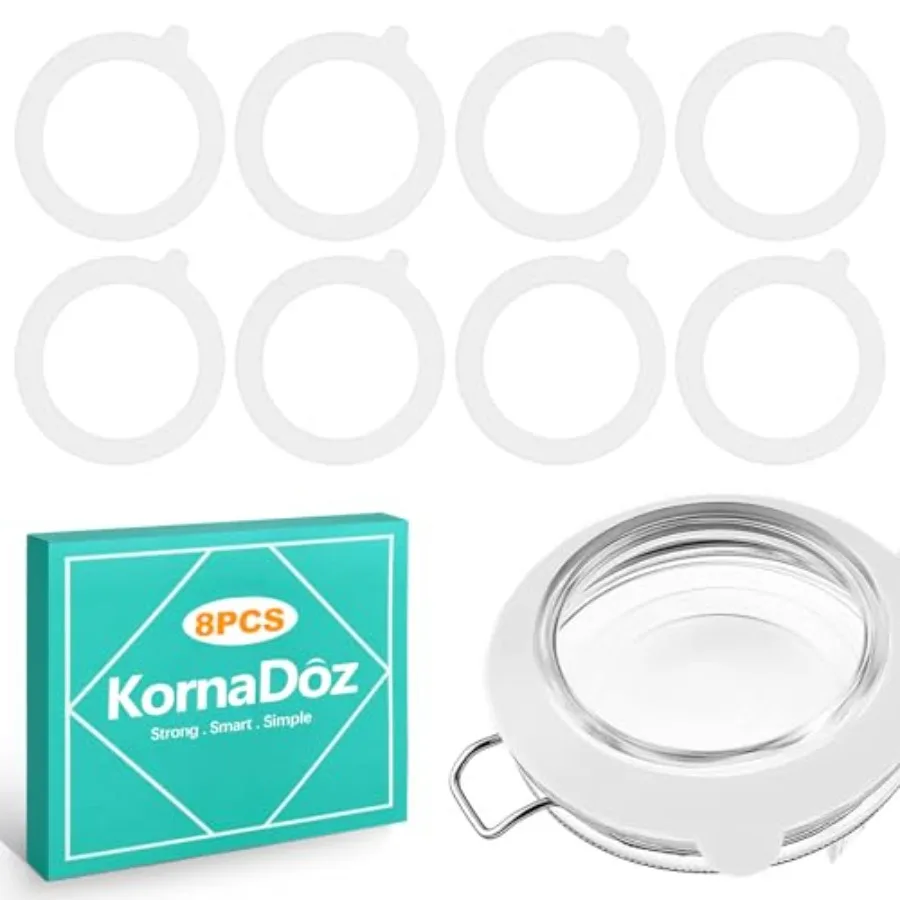 

8-упаковка уплотнений для консервных банок для крышек Strd, плотное силиконовое уплотнение, сменное многоразовое резиновое уплотнительное кольцо для хранения продуктов и P