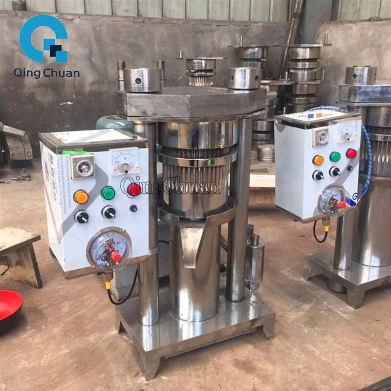 Hydraulic Oil Press Vertical Sesame Machine Pressure Commercial Hemp Flaxseed Peanut Home Seeds Olive Cold Extractor Process