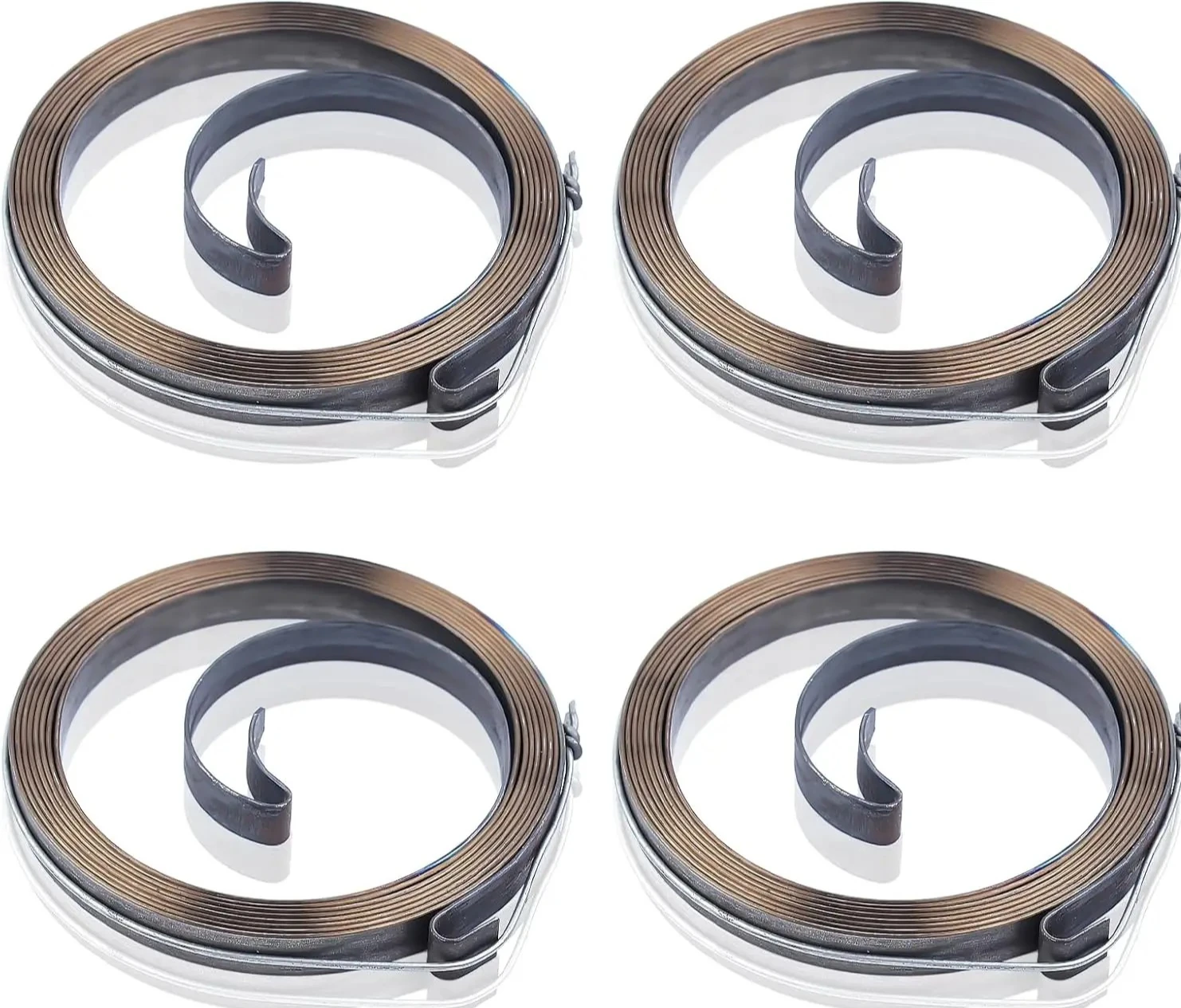 

4 пружины стартера для двигателей Honda GX160, GX200, GX120, 168F, 170F (артикул 28442-ZH8-003)