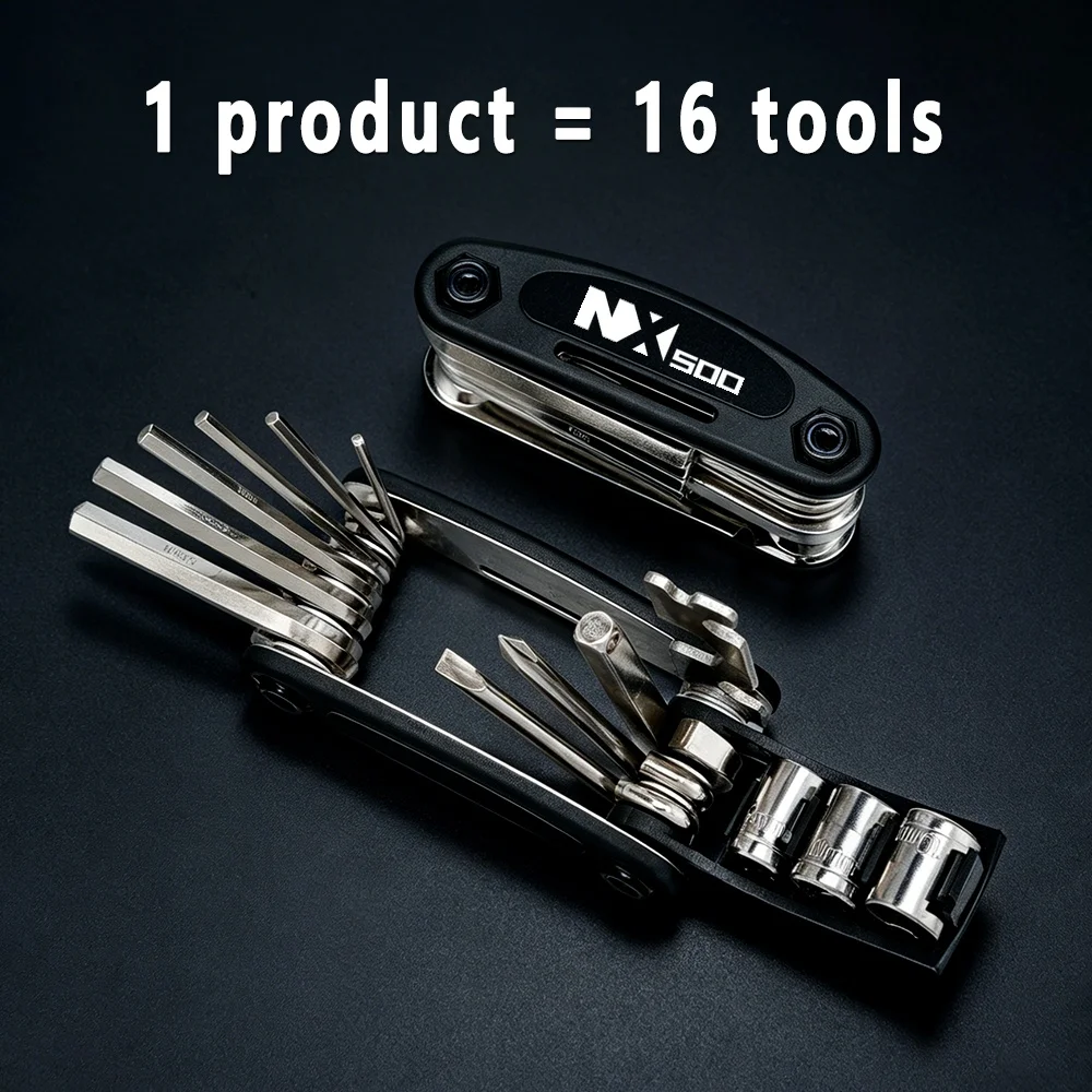 

For HONDA CB500X NX400 NX500 NX 500 NX 2013-2024 Portable Socket Wrench Folding Multi Repair Tool Set Multifunction Screwdriver