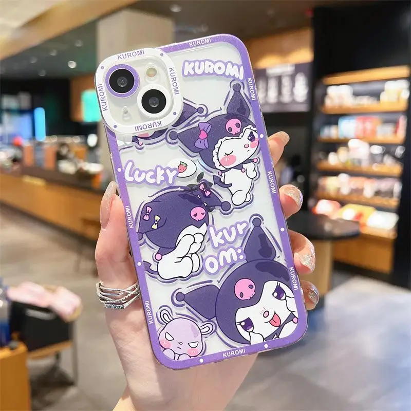 Sanrio Kuromi Melody Cute Case For Xiaomi Poco F5 X3 X5 X3GT M3 M4 Pro X4NFC Mi 11T Lite 5G Cover Soft Silicone Couqe Clear