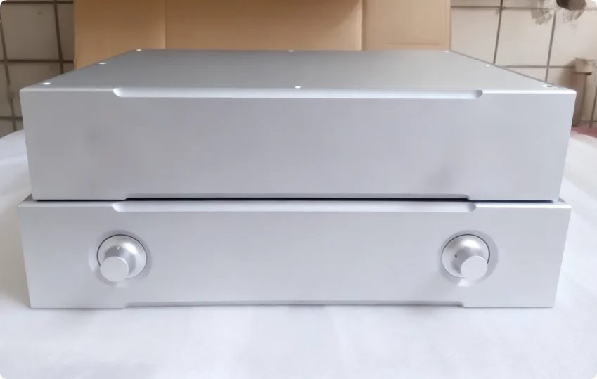 

JY/All aluminum amplifier chassis /Decoder Chassis/ Preamplifier case / AMP Enclosure DIY box (430 * 70/90 * 308/358mm)