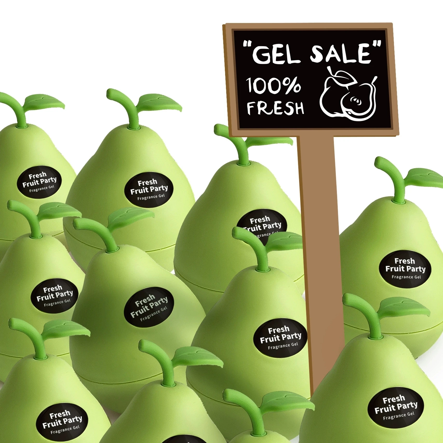 1Pc Fruit Natural Solid Fragrance Room Air Freshener Creative Car/Home Decor Ornament Long Lasting Scent Unique Gift