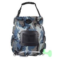 Solar Portable Shower Bag Solar-Powered Camping Shower Bag 20L Foldable Solar Heated Outdoor Hiking Climbing Bathing Bag For