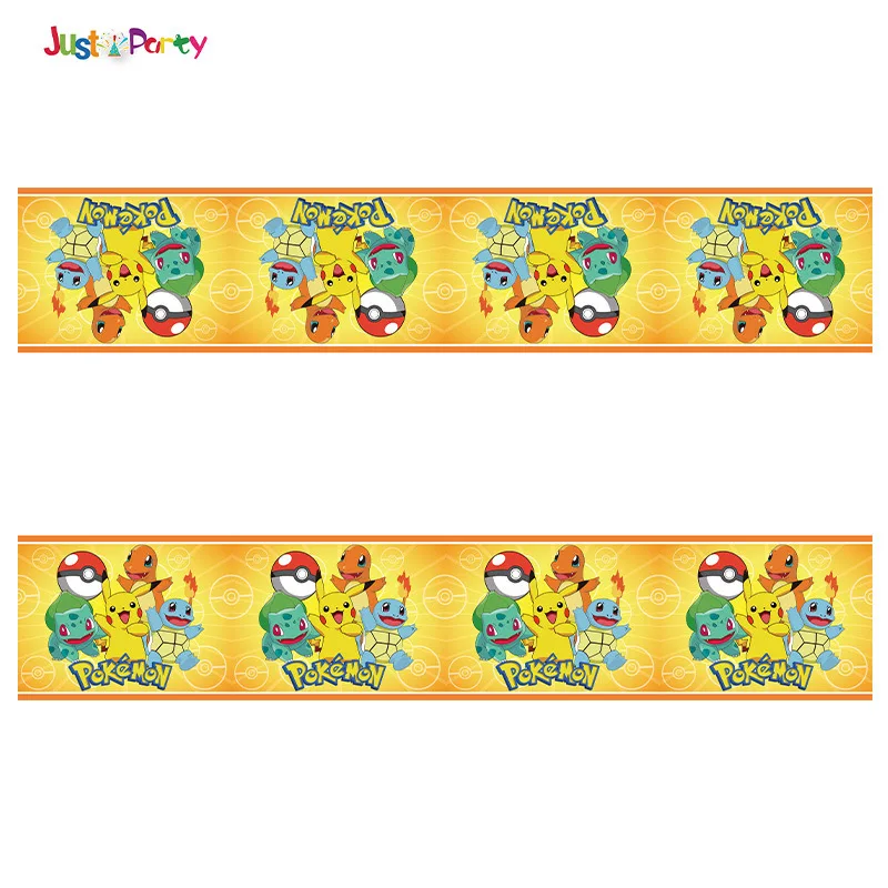 Neues Pokemon Teller- und Becherset Pikachu Geburtstagsparty Dekoration Ballon Flaschenetikett Geschenktüte Cupcake-Topper Kinder-Geschenke Babyparty – Detail 6