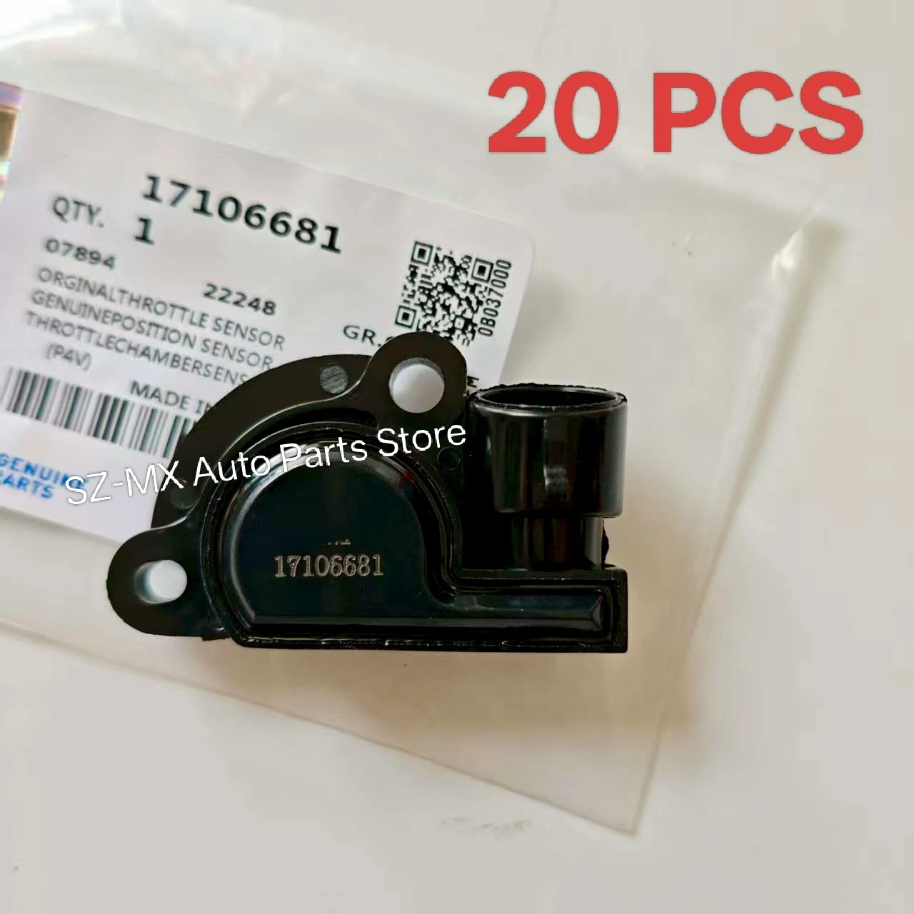 

20PCS TPS Throttle Position Sensor OEM#17106681For Buick Excelle Century Cadillac Chevrolet Aveo Camaro Daewoo Kalos Nubira GMC