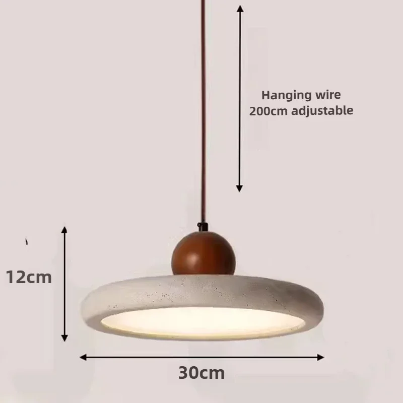 Natural Stone LED Pendant Light Home Decor Nordic Dining Table Kitchen Creative Pendant Lamp Yellow Travertine Beside Chandelier