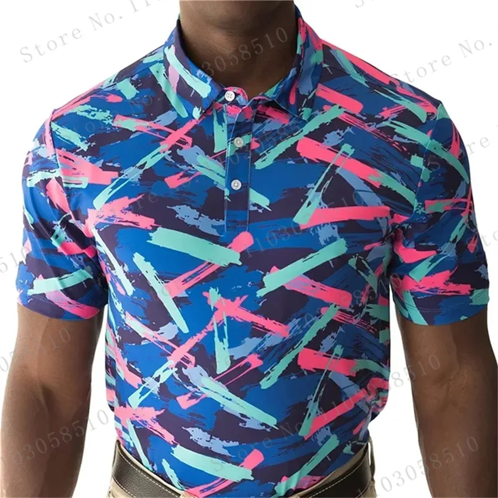 Men Golf Clothing Polo Shirts Summer T Shirt For Man Sport Male Short Sleeve Tee Tops 2024 High Quality outdoor Shirts Clothing