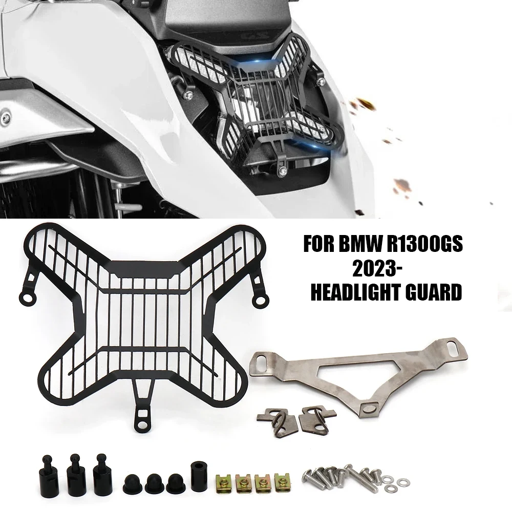 

New R1300GS Front Headlight Protector Guard For BMW R 1300GS R 1300 GS 2023 2024 Motorcycle Accessories ﻿Headlight Grill Guard