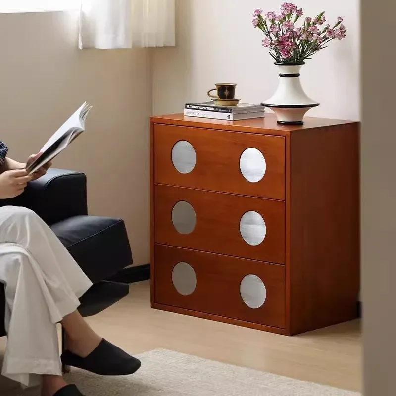 

chest cabinet floor-to-ceiling locker sofa side cabinet bedroom bedside table three-bucket small apartment solid wood cabinet