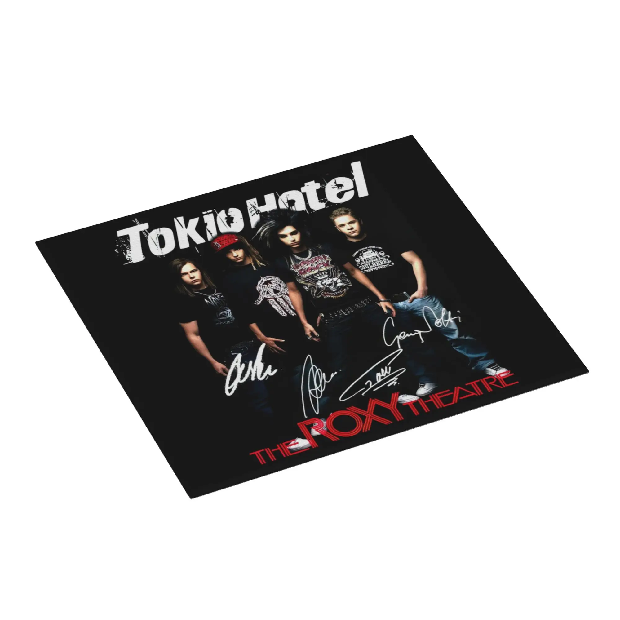 Tokio Hotels Heavy Metal Music Rock Non Slip Kitchen Counter Protector Mat Barware Tableware Bathroom Drying Mat For Kitchen