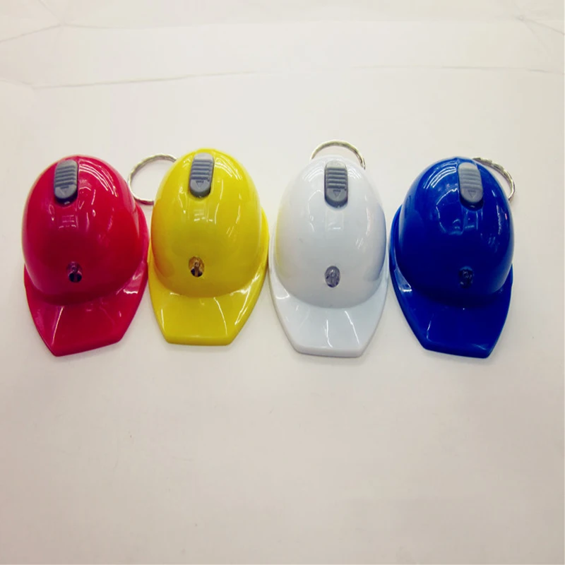 Portable Mini LED Helmet Shaped Beer Bottle Opener Keychain Kitchen Bar Tool