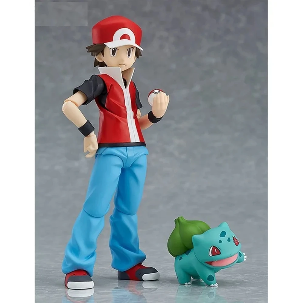 Pokémon Anime Action Figures, Modelo de coleção Brinquedos, Monstros de Bolso, Pikachu, Cinza Vermelha, Ketchum, Venusaur, 100% Original, Em Stock, 356