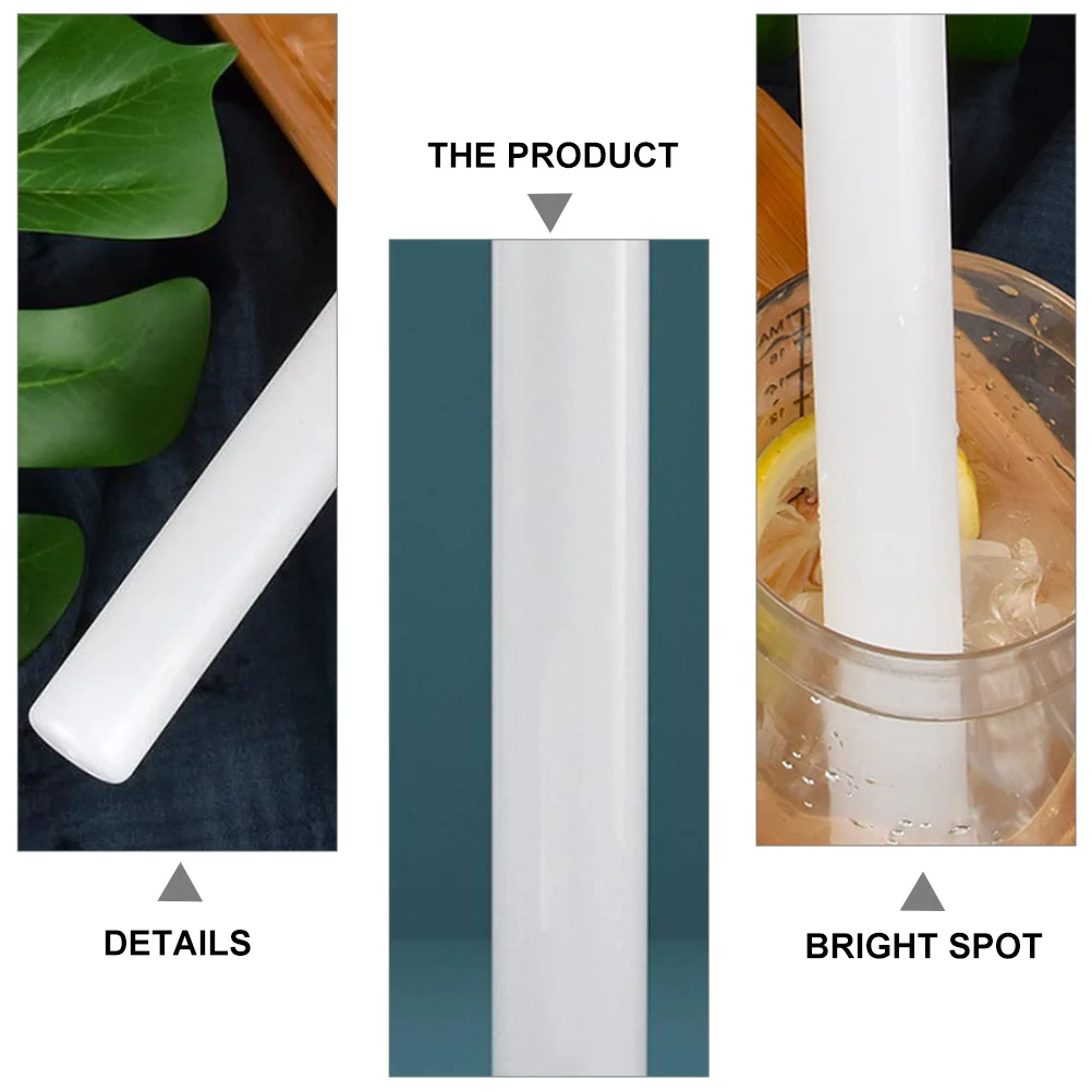 

2pcs Lemon Grinding Rod Ergonomic Handle Pp Pestle For Kitchen Bar Coffee Shop Use Hand Beaten Lemon Lid