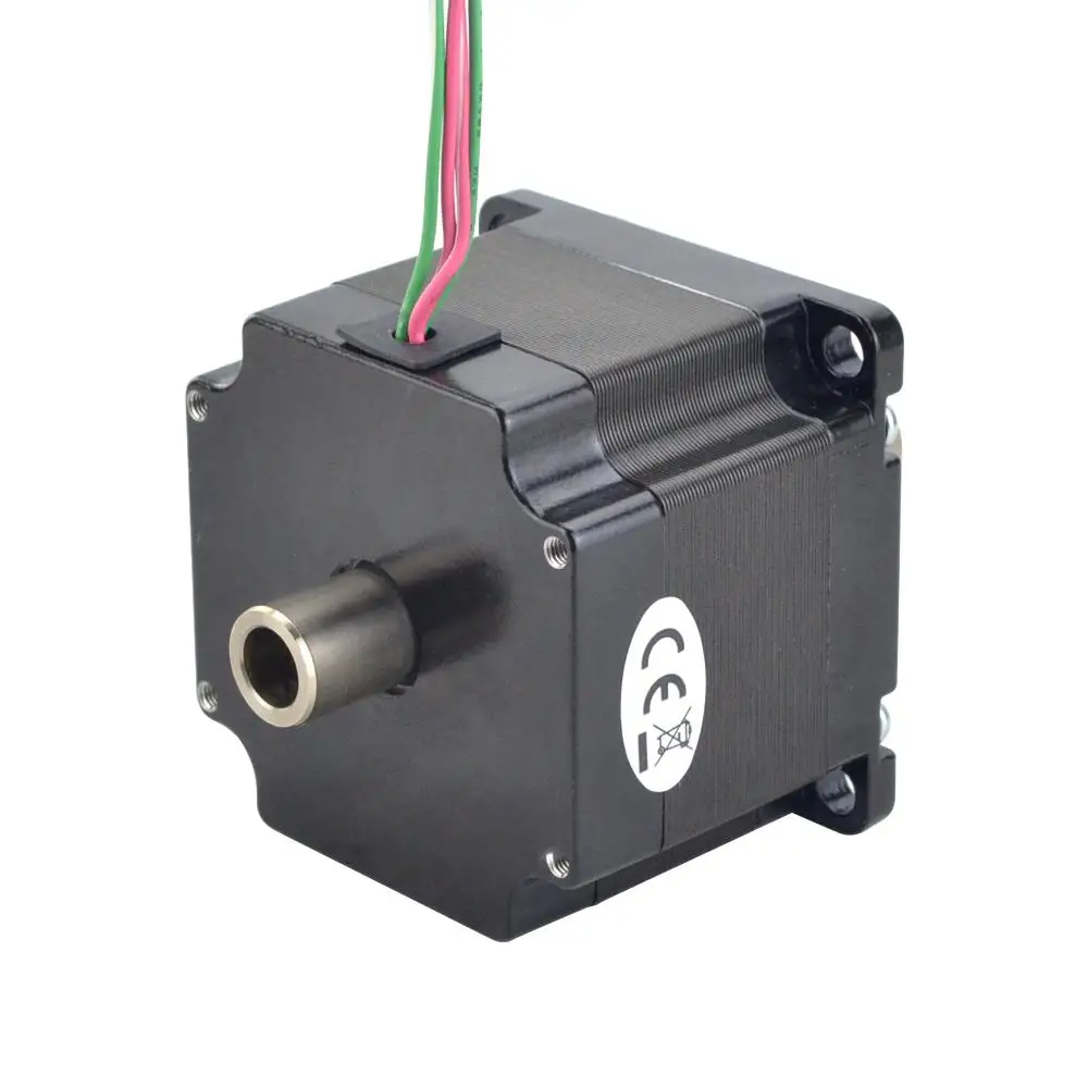 STEPPERONLINE Nema 23 Stepper Motor Dual Shaft Hollow Shaft 0.78Nm 2A 57x57x45mm Stepping Motor for CNC Engraving Machine
