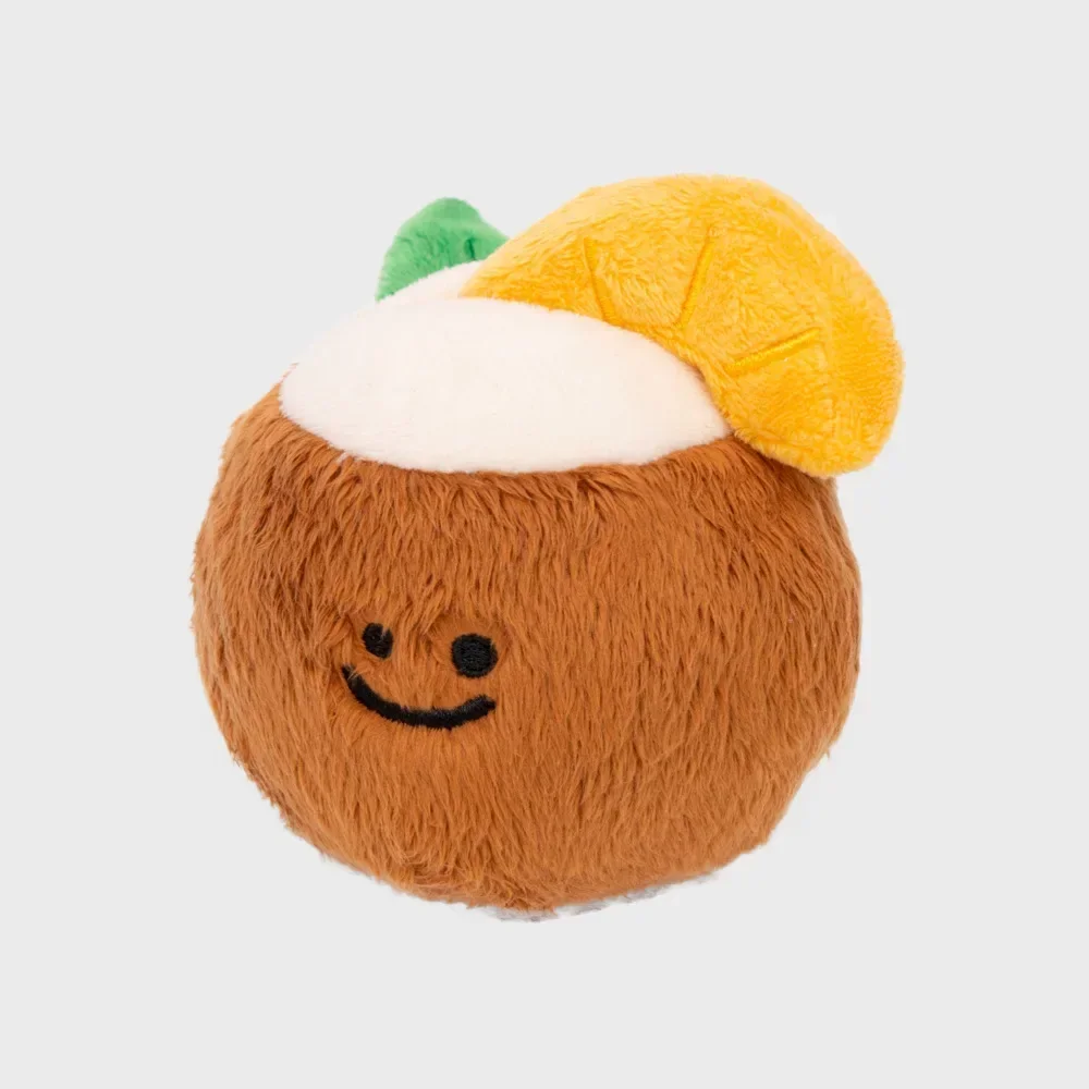 Cute Coconut Toy Food Sound Slow Food Plush Pet Toy Fun Dog Puzzle Slow Food Cat and Dog Puppy Toys Dog Accessories