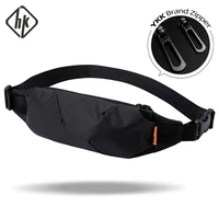 HcanKcan Riñonera de viaje para hombre, bolso de hombro para adolescentes, riñoneras deportivas para mujer, bolsas cruzadas para correr, bolsa impermeable con cremallera YKK