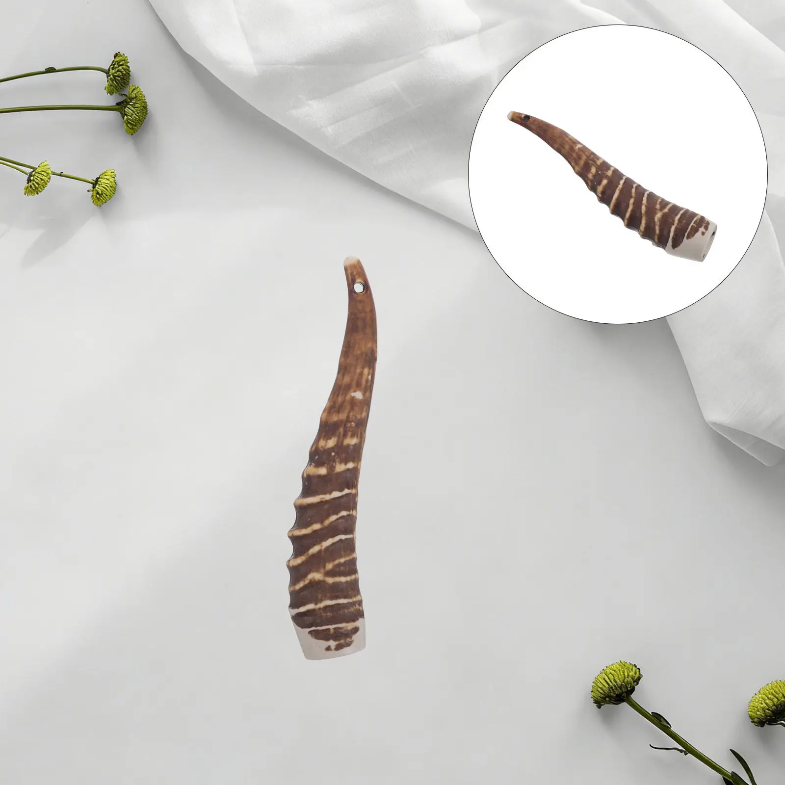 Elk Antler Style Knife Handle Replacement Universal Fit for Vegetable Chopper Chef Knife Grip Non Skid Kitchen Cutter Handle DIY