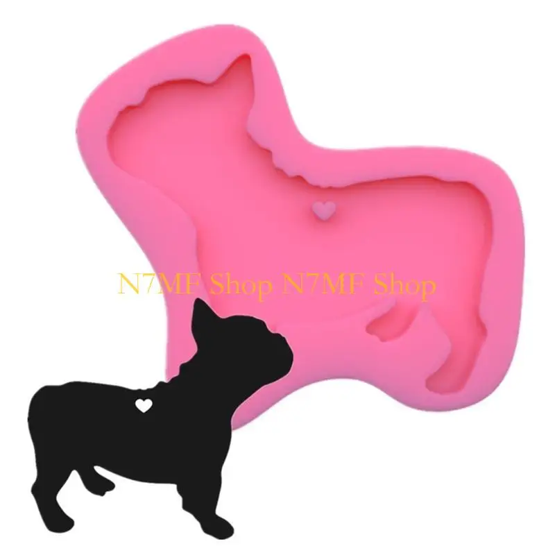 

N7MF Handmade Glossy Keychain Resin Mold UV Epoxy Mold DIY Decorations Casting Mold