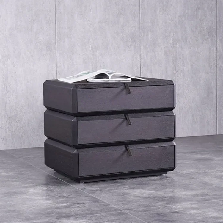 Cajón de almacenamiento ahumado de nogal